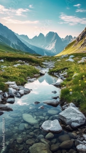 mountain river in the mountains © faiz