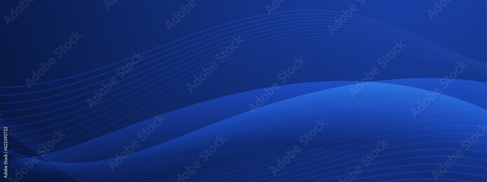 Abstract blue glowing line pattern on dark blue background with purple light. Geometric stripe line art design. Modern wide banner design. Futuristic concept. Vector illustration Abstract blue glowing line pattern on dark blue background with purple light. Geometric stripe line art design. Modern wide banner design. Futuristic concept. Vector illustration