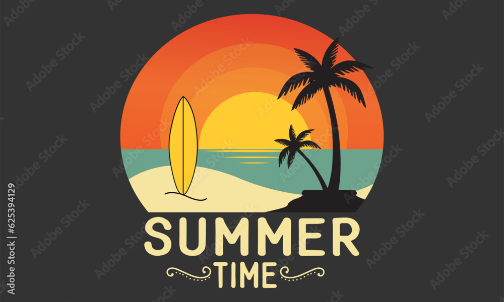 Summer Time T-Shirt Design