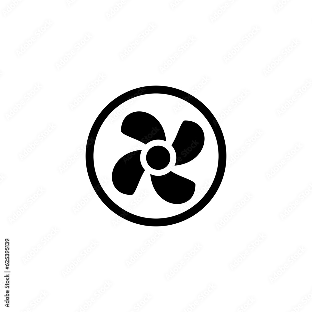 electric fan icon vector design templates electric fan icon vector design templates