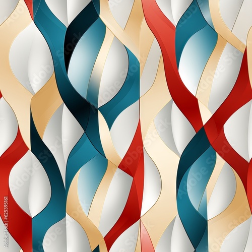 Wallpaper Mural Seamless abstract geometric chain pattern Torontodigital.ca