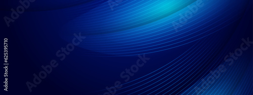 Abstract blue background with flowing lines. Dynamic waves. vector illustration.