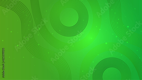 Abstract background green lines stripes with modern corporate concept.