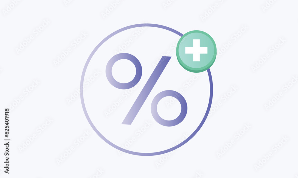 Discount bonus line icon.on white background.Vector Design Illustration.
