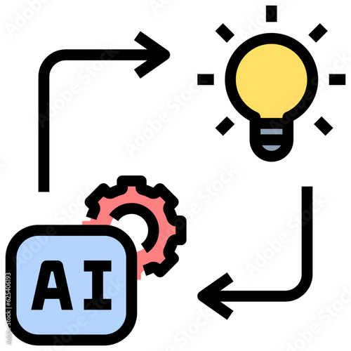 cognition filled outline style icon