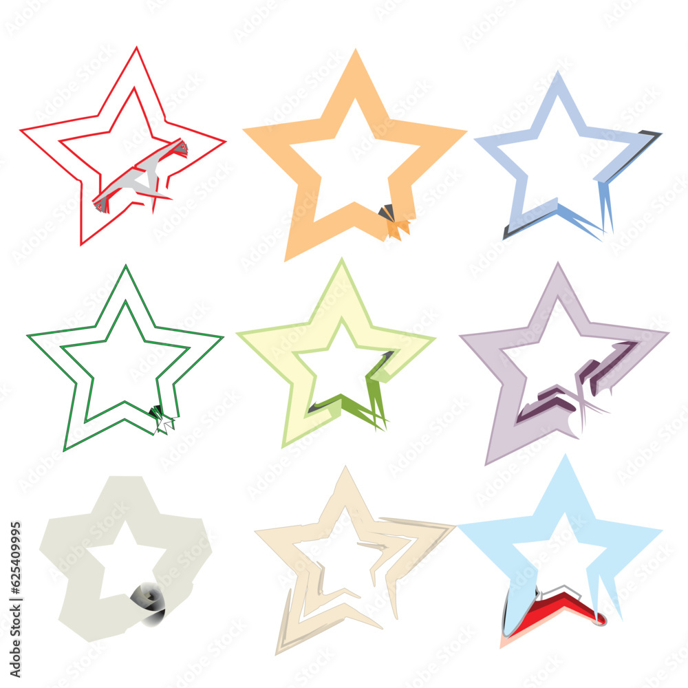Stars art design for Multiple Uses Stars art design for Multiple Uses