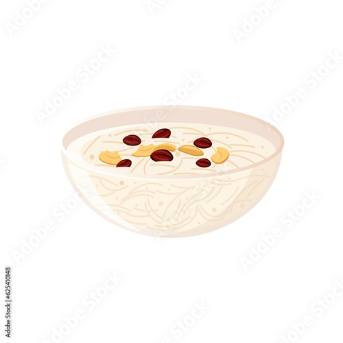 Semiya payasam is a South Indian sweet made with vermicelli, milk, ghee, sugar or jaggery, raisins and nuts