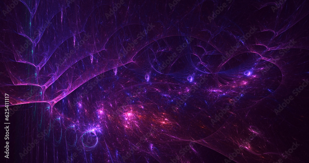 Fototapeta premium 3D rendering abstract technology fractal background