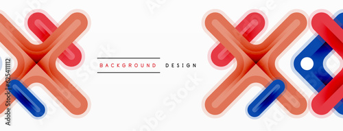 Cross line background minimal geometric template. Design for wallpaper, banner, background, landing page, wall art, invitation, prints, posters