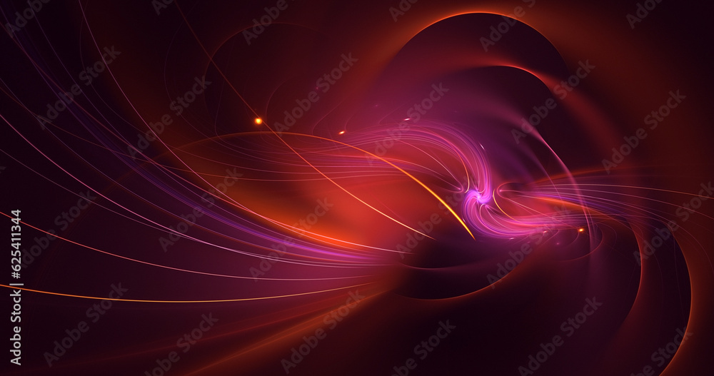 3D rendering abstract fractal light background 3D rendering abstract fractal light background