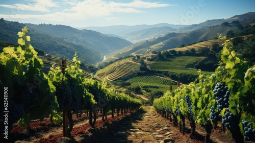 vineyard in the mountains