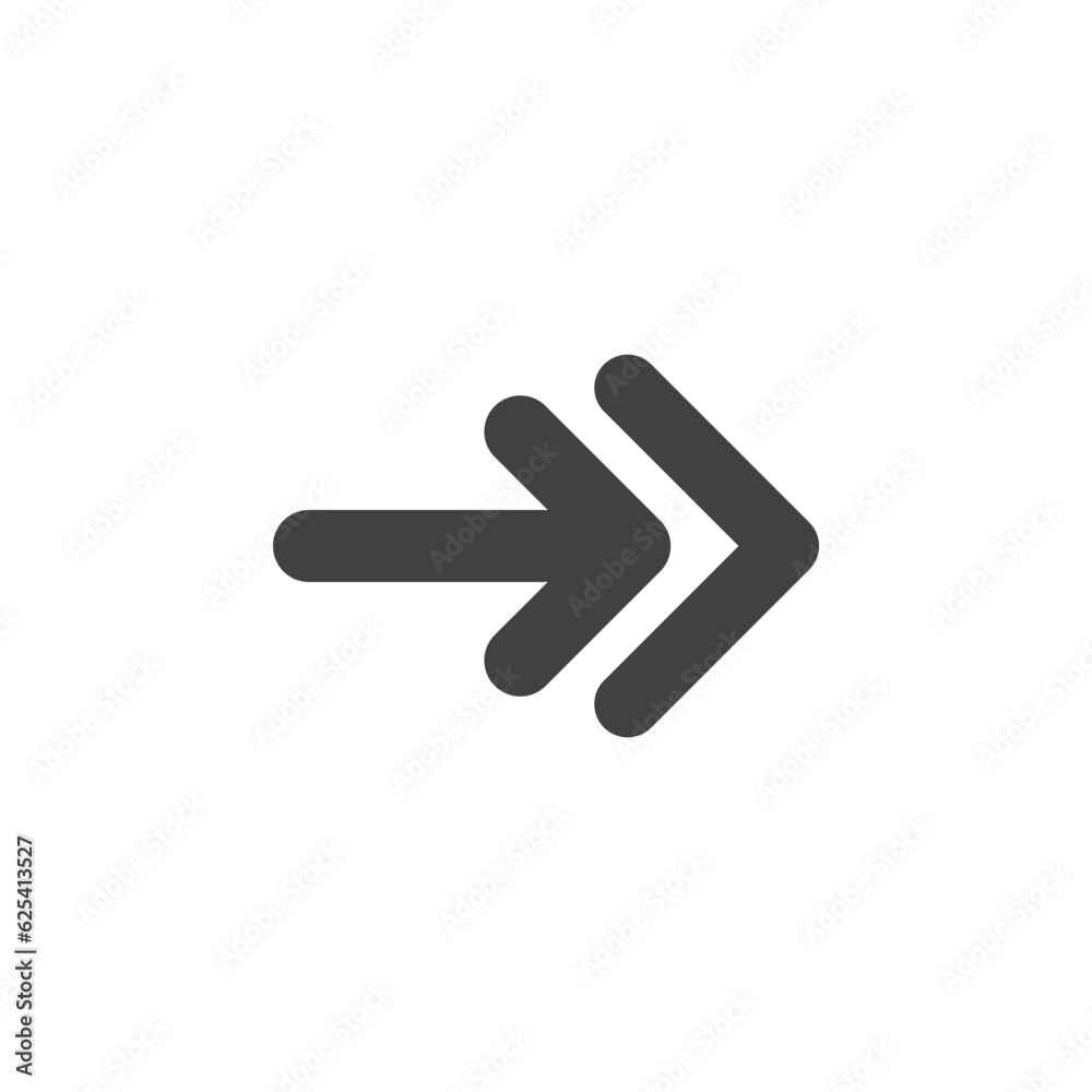 arrow icon vector illustration isolated on white background