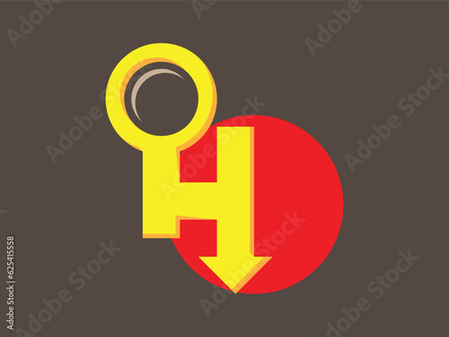 Hint or H Letter Logo