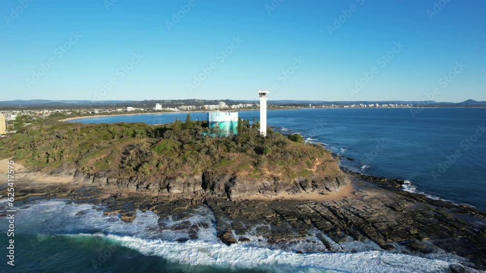 Mooloolaba Lighthouse Iconic Coastal Landmark Point Cartwright Lighthouse In Queensland ...