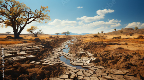 Landschaft in Not: Herausforderungen der Dürre