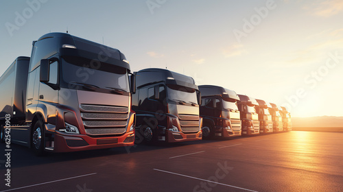 Wallpaper Mural trucks on the road  Torontodigital.ca