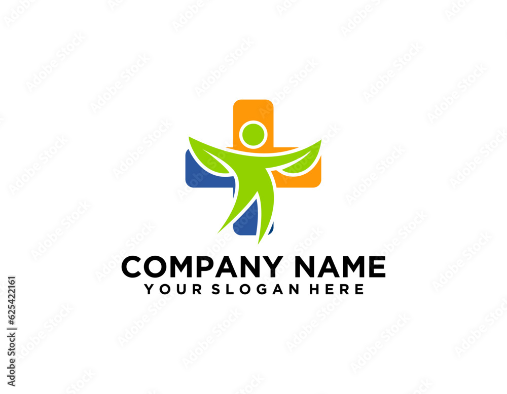 Medical Logo Sign Template Vector Isolated on White Background Medical Logo Sign Template Vector Isolated on White Background