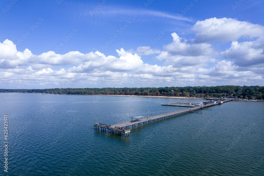 Fairhope, Alabama pier on Mobile Bay