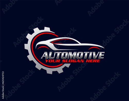 auto paint garage logo vector designn
