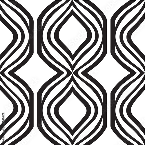 Seamless pattern. Abstract background. Vector. Repeating geometric