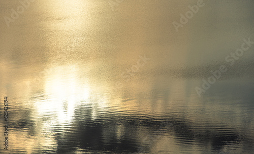Water ripples in golden tones. Abstract background and texture for design