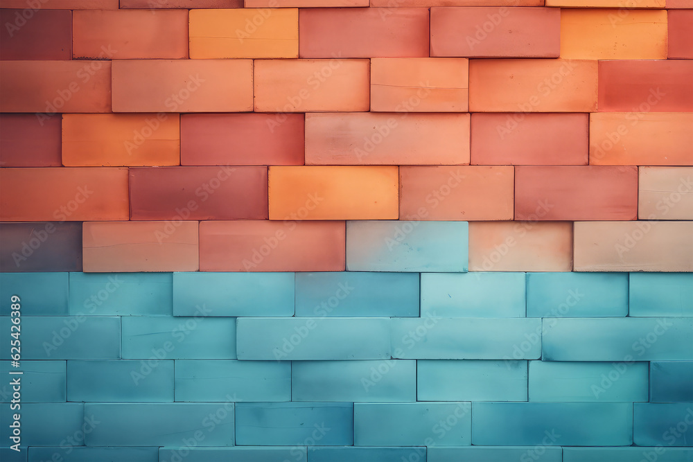 Fototapeta premium color pattern on wall background