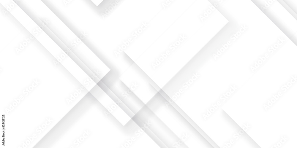 Abstract background with lines. Abstract minimal geometric white light background design. white transparent material in triangle diamond and squares shapes in random geometric pattern