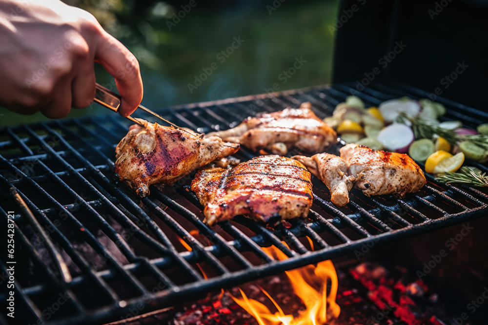 A person exploring different ways to season and grill lean protein sources, such as chicken or fish.