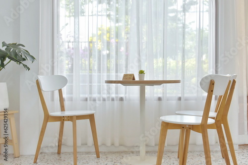 Interior Living Room. Modern living room in white color.