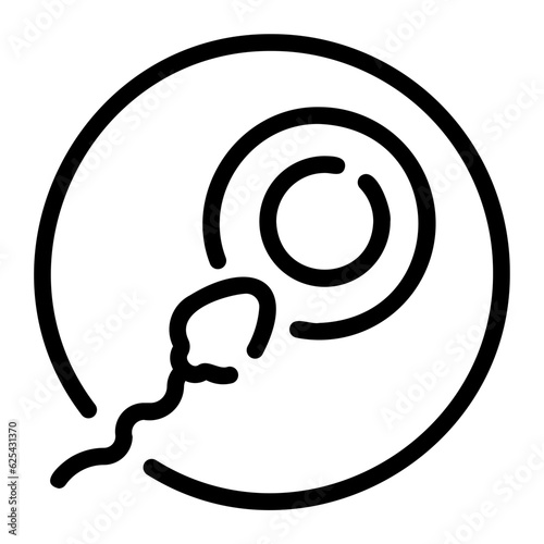 fertilization Line Icon