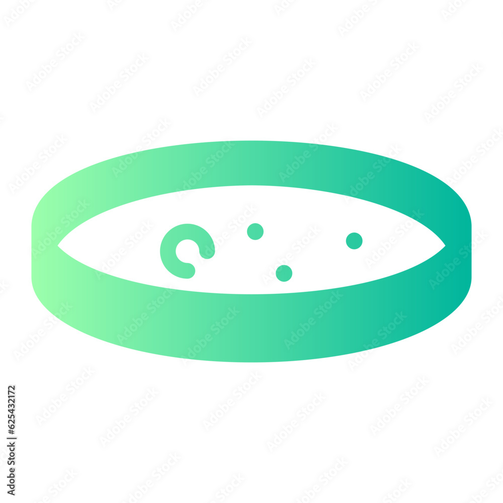 petri dish Gradient icon petri dish Gradient icon