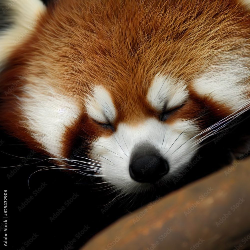 Sleeping Red Panda Sleeping Red Panda