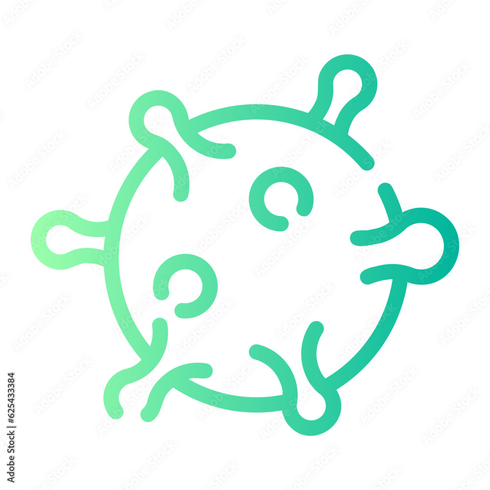Obraz premium virus Line Gradient Icon