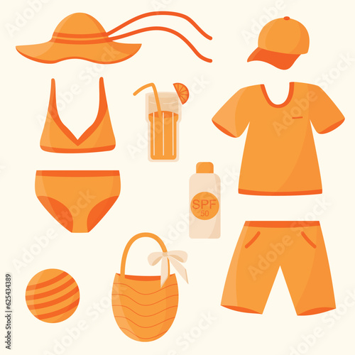 Summer things and things for the beach