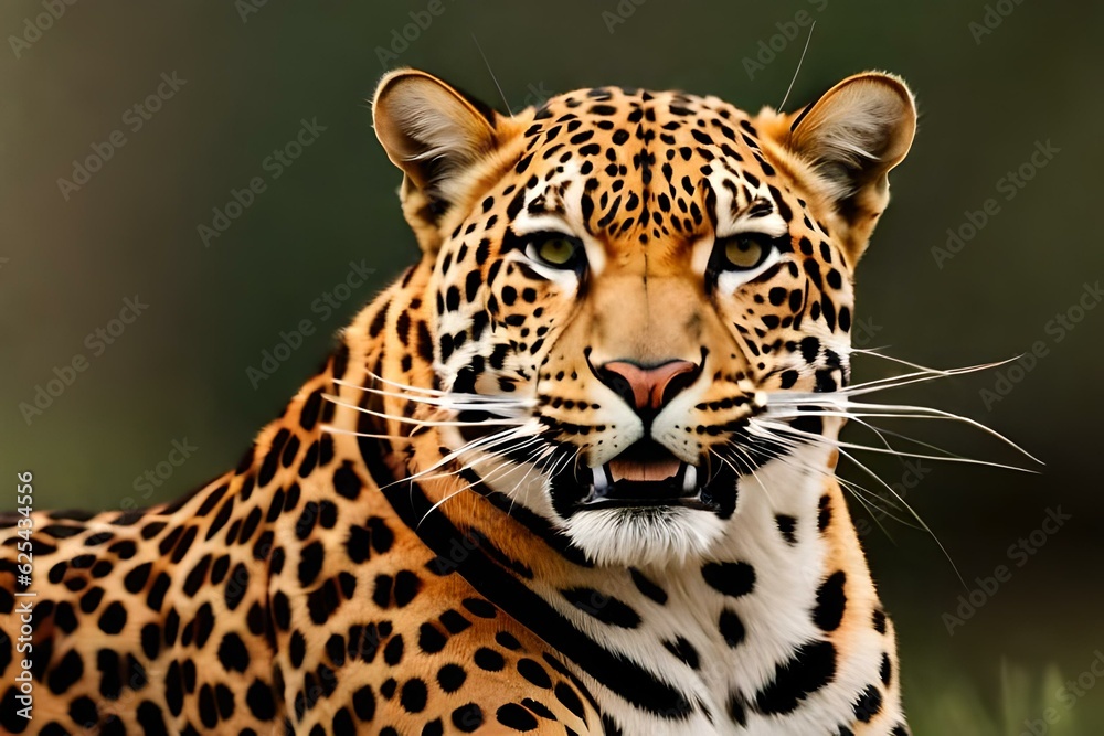 Obraz premium close up of a leopard