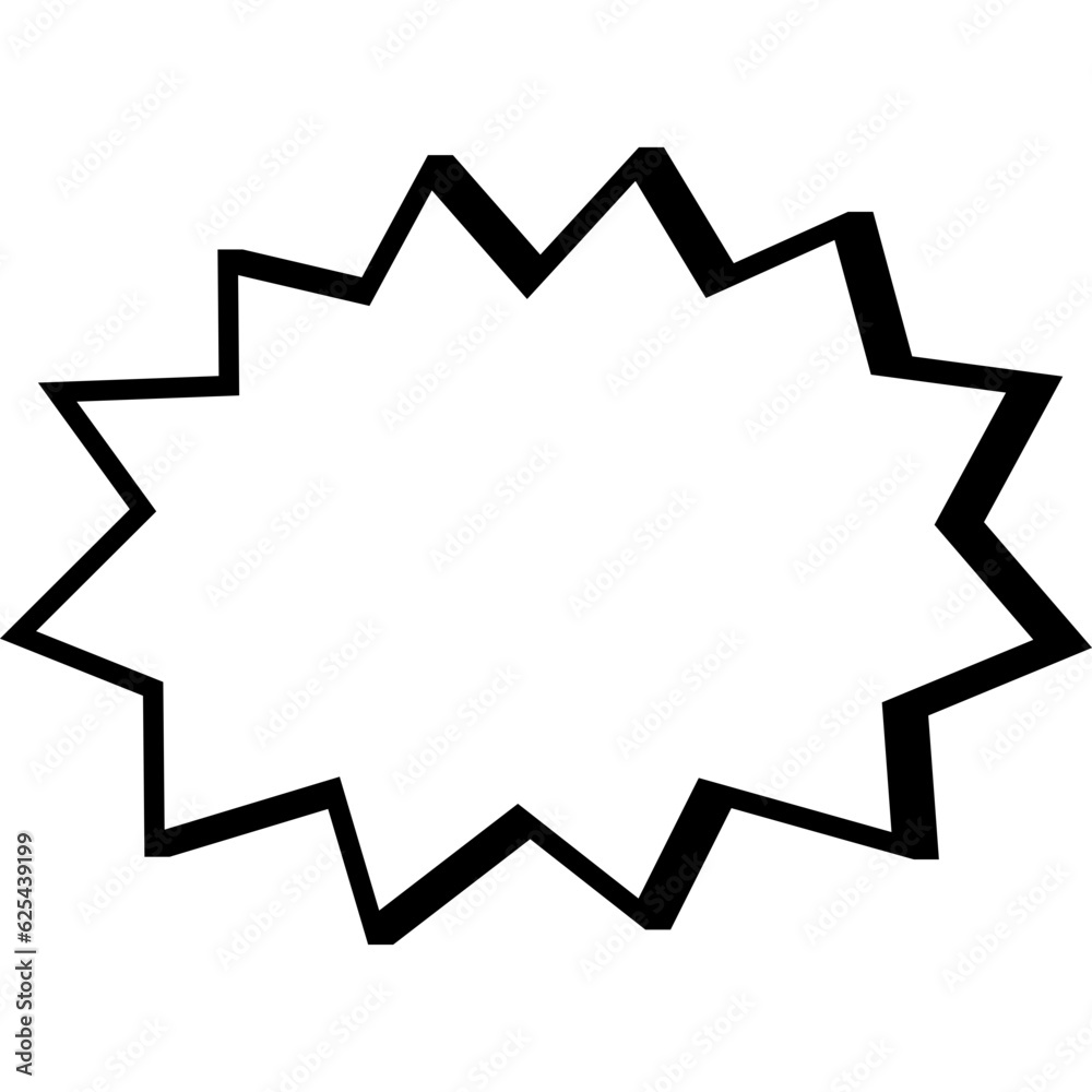 Сomic bubble speech cloud. Pop art retro cartoon sticker. Vector icon illustration Сomic bubble speech cloud. Pop art retro cartoon sticker. Vector icon illustration