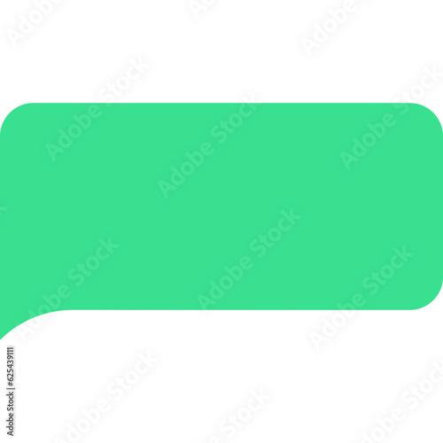 Message speech bubble. Chat icon. Vector illustration