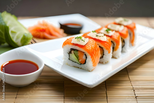 Sushi Soiree A Taste Adventure on the White Table