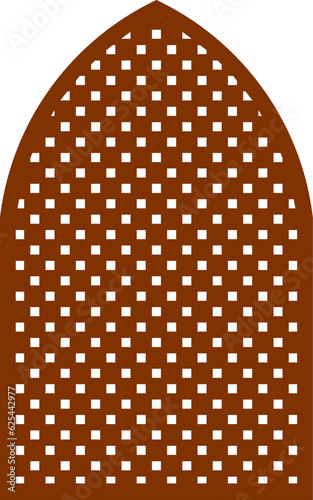 Simple Vector Pattern for Laser Cutting, Decoration, and Ornament. Metal design, wood carving, vector