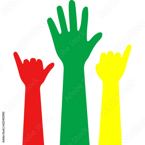 International Youth Day Hand