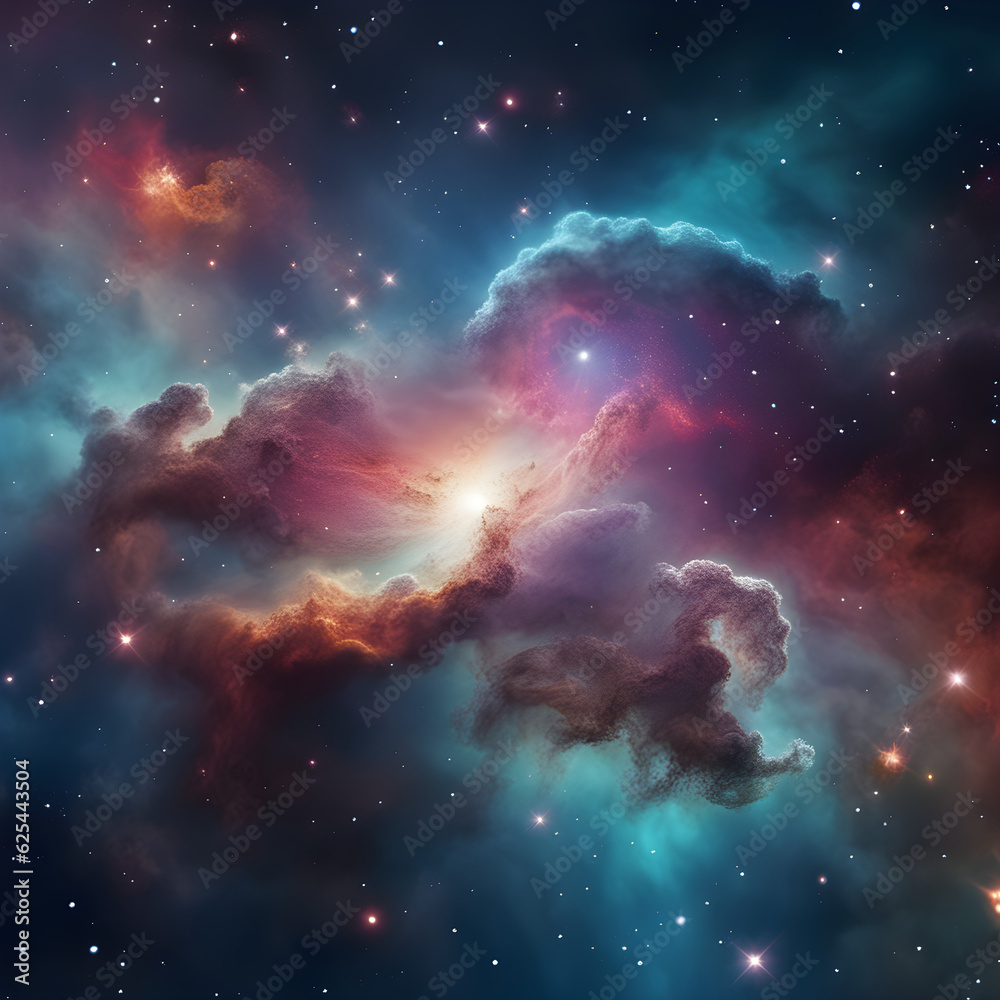 Obraz premium lights of space. Generative AI