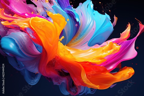 Luminous Swirls Vibrant, Dynamic, Organic, Energetic, Fluid, Expressive, Colorful swirls