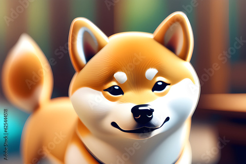 a cute dog(shiba inu)