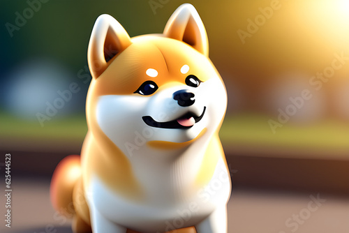 a cute dog(shiba inu)