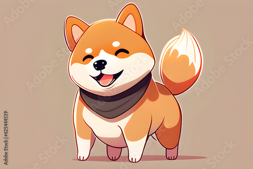 a cute dog(shiba inu)