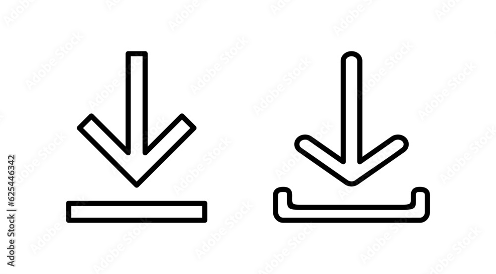 Download icon vector. Downloading vector icon Download icon vector. Downloading vector icon