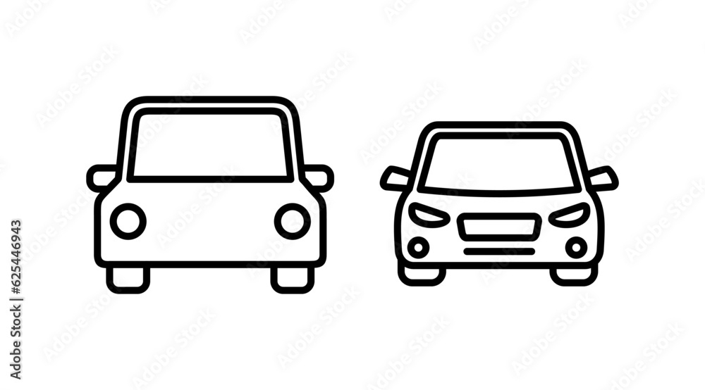 Car icon vector. Car sign. sedan