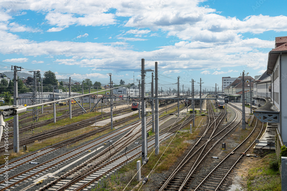 Villach railway station, Austria.