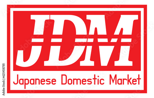 JDM Japanese Domestic Market Car Sticker, Decal, Vinyl, Label, Windshield Window JDM Japanese Letters Sticker