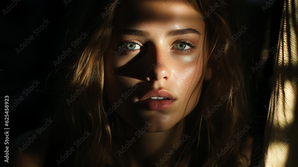 Portrait of the beautiful woman. Generative Ai Portrait of the beautiful woman. Generative Ai
